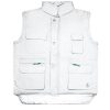 Chaleco acolchado Multibolsillos Blanco T-S